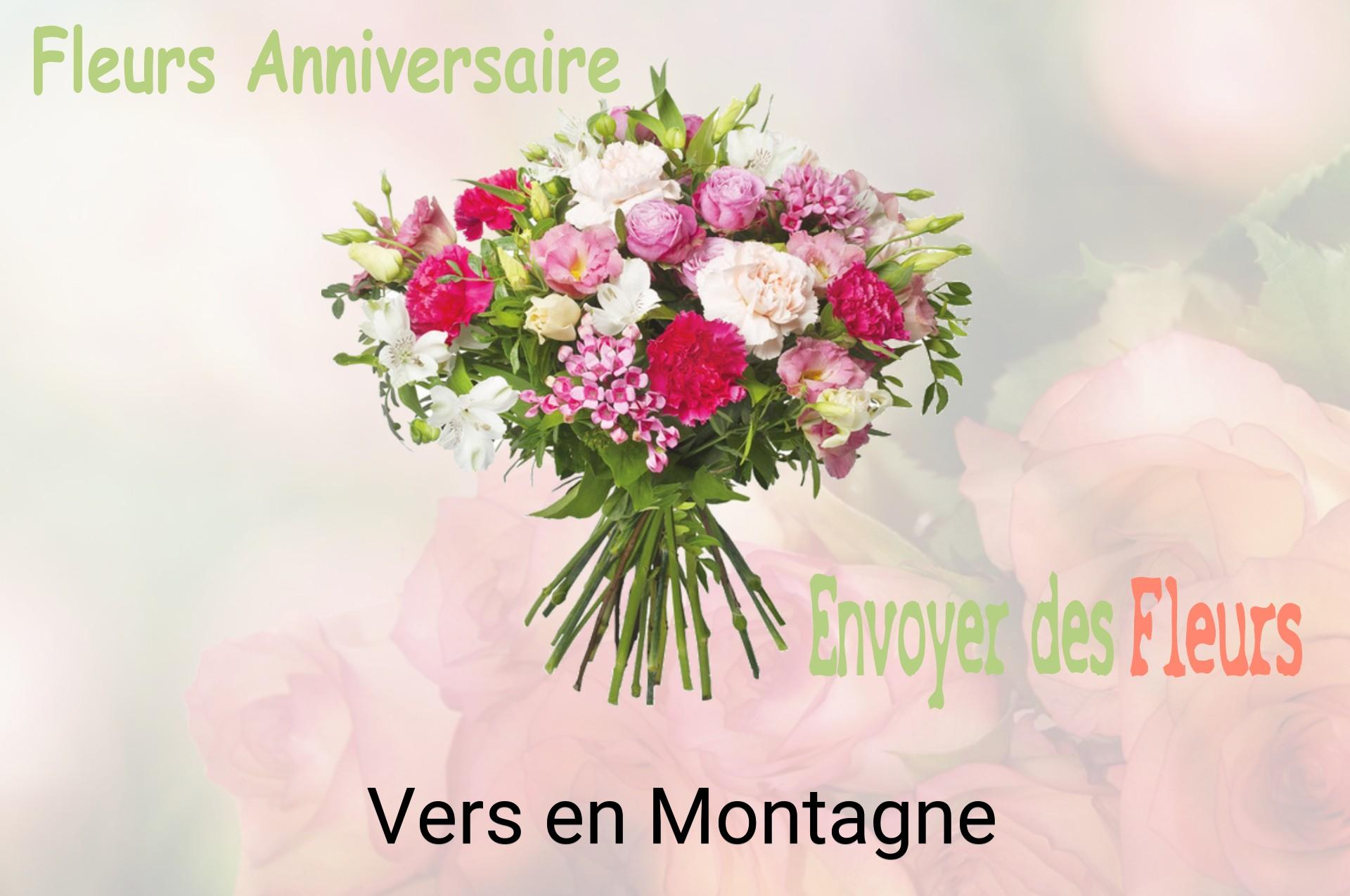 Bouquet de fleurs d’anniversaire livré à Vers-en-Montagne