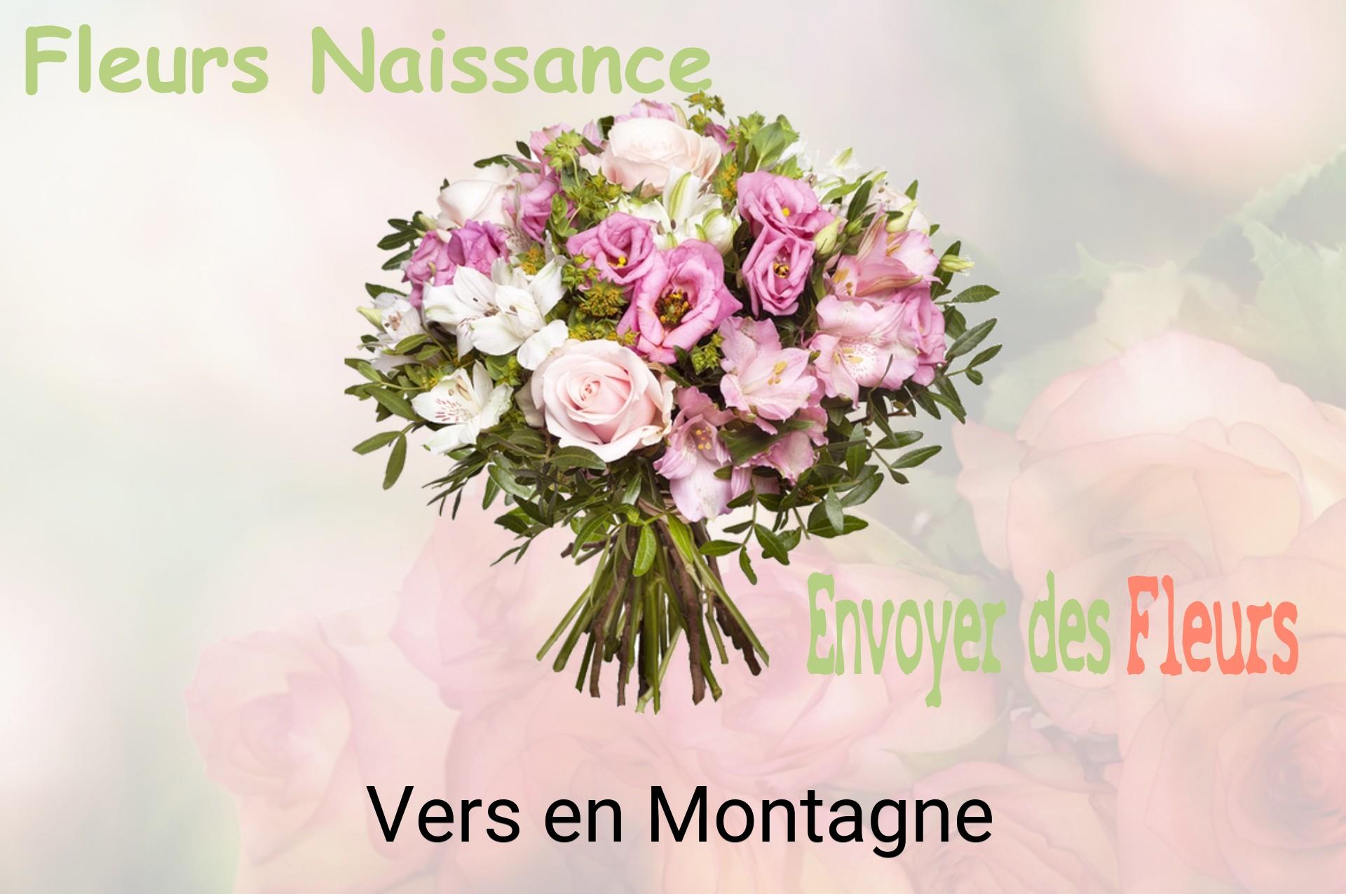 Bouquet de fleurs de naissance livré à Vers-en-Montagne