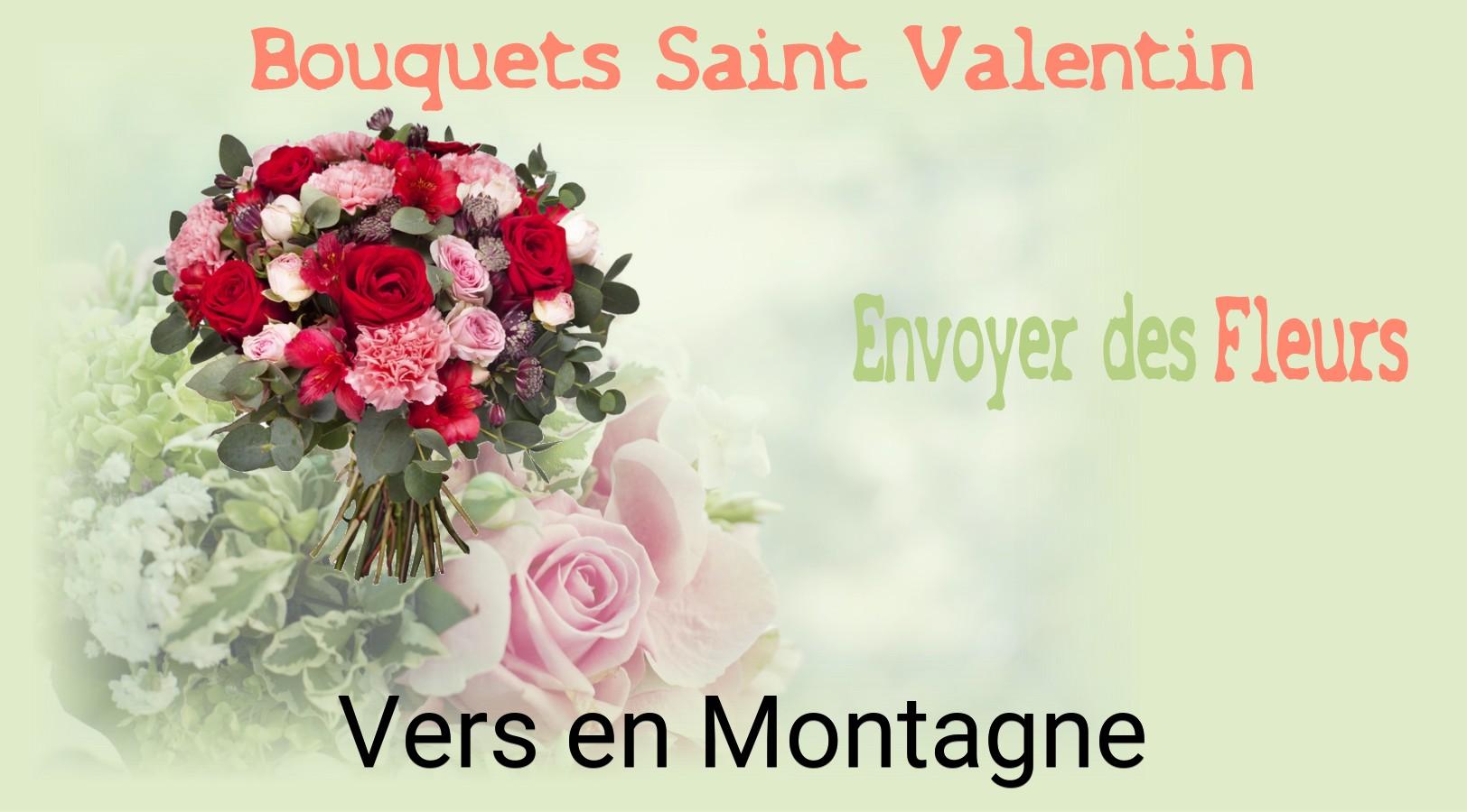Roses de Saint-Valentin livrées à Vers-en-Montagne